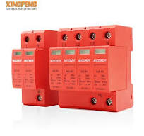 AC/DC Low Voltage Surge Arrester CE 4p SPD 40ka Surge Protective Device