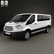 3d Model Of Ford Transit Passenger Van L2h1 2012 Ford Transit Ford Ford Van