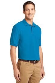 port authority k500 mens silk touch polo shirt