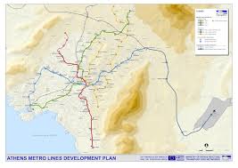 Athens Metro Map Athens Metro Athens Metro Map