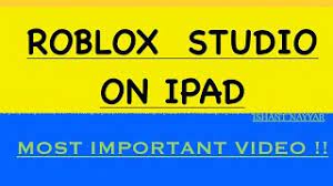 Pls sub and liketo do get request desktop website you have to use chromethis is my first youtube vid so pls if i do bad i'm so sorry pleaseif there no sound. How To Get Roblox Studio On Ipad Youtube