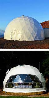 The Accommodation Experience Of The Modern Dome Is Also Closely Related To The Scenic Environment Geodesic Dome Dome Glamping Modern Dome