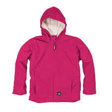 Amazon Com Berne Bhj41 Girls Washed Hooded Coat