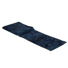 Be sure to check out runners that can also be used on bedroom dressers, coffee tables, pianos or the mantle. Velvet Table Runner Navy Blue The Knot Shop
