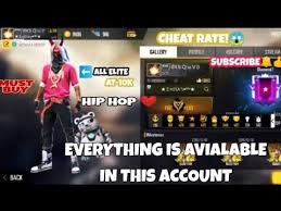 Buy, sell or trade garena free fire accounts. Free Fire Best Id For Sale All Elite At 10k Youtube Fire Told You So Diamond Free