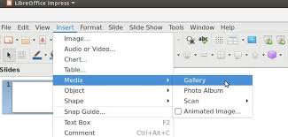 This tutorial explains how to copy graphics from the gallery to a document and then change the graphics. How To Insert Clipart In Libreoffice Openoffice Impress