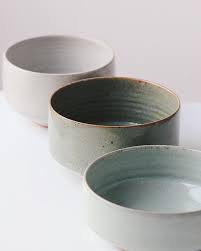 Three Different Vessels Straight Sided Large Bowls With Turned Feet I Wanted The Interior Forms To Have Ceramics Pottery Bowls Pottery Dishes Ceramic Pottery