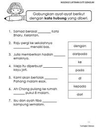 Contoh kata hubung tunggal dan kata hubung berpasangan/gabungan serta penggunaannya adalah seperti yang berikut Kata Hubung Worksheet
