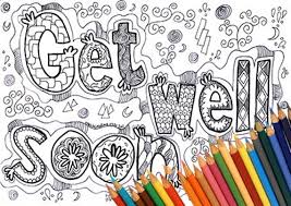 It was a quick one to make but shows that i am not an the colors used are whisper white, real red, memento tuxedo black and a journaling pen. Coloring Page Coloring Page Get Well Get Well Soon Coloring Etsy