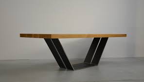 Tischfabrik24 Shiptrunk Esstisch Eiche Flachstahl Esstisch Eiche Modernes Mobeldesign Esszimmertisch