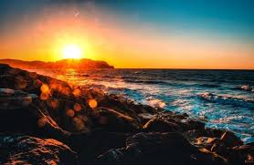 Beach | sunset | waves. 250 Perfect Sunset Captions For Instagram 2021 The Wanderlust Within