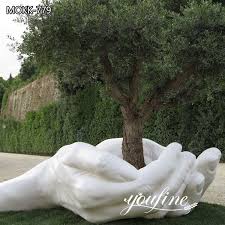 5% coupon applied at checkout. Outdoor Large Hands Marble Sculpture For Garden Decor For Sale Mokk 779 You Fine Sculpture