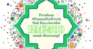 , hello malaysians!, take part in peraduan sms & menang dutch lady and you could win many great prizes worth of rm 80,000. Peraduan Pantunpeelfresh Duit Raya Rm2500 Untuk Dimenangi
