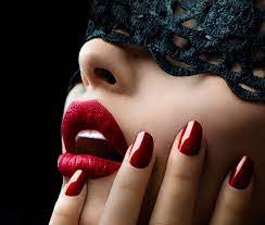 Enjoy free shipping, returns & complimentary gift wrapping. Desktop Wallpapers Manicure Girls Fingers Closeup Red Lips Black