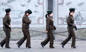 Check spelling or type a new query. North Korean Lady Soldiers In Heels
