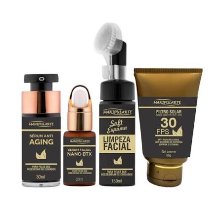 KIT SKINCARE PELE MADURA - FARM&Aacute;CIA MANIPULARTE