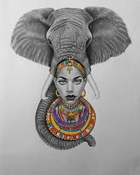 Nubian Queen African Queen Black Pride Tattoos Beautiful African Queen Tattoo African Tattoo Black Love Art