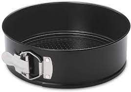 A springform pan is a round pan with a removable side and bottom. Amazon Com Hiware 6 Inch Non Stick Springform Pan With Removable Bottom Leakproof Cheesecake Pan With 50 Pcs Parchment Paper Compatible With 3 Qt Instant Pot Kitchen Dining
