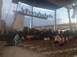 the stage view from my seat picture of jacobs pavilion at