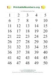 spanish numbers 1 50 printable roberthershey com