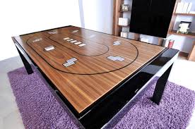 Pendant longtemps il a fallu choisir entre le billard et la table de salle à manger ou le bureau : Table De Billard Et De Poker Bl 180 Metal