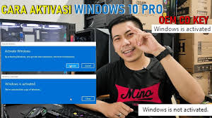 Cara aktivasi atau mengaktifkan windows 10 pro, home, enterprise permanen dan gratis tanpa software dengan cmd ataupun pakai aplikasi crack. Cara Aktivasi Windows 10 Pro Dengan Mudah Youtube