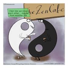Best yin and yang quotes selected by thousands of our users! Yin Yang Meet Funny Zen Poster Zazzle Com In 2021 Funny Doodles Cartoon Gift Mom Jokes