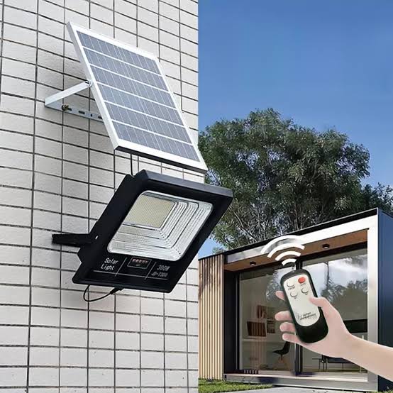 Commercial solar flood lights in Kenya