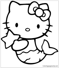 Mermaid coloring pages fairy coloring pages cat coloring page cartoon coloring pages disney coloring pages free printable hello kitty valentines day coloring pages for kids.free print out… Hello Kitty Mermaid 2 Coloring Pages Cartoons Coloring Pages Free Printable Coloring Pages Online