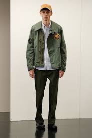 Comme Des Garcons Homme 2017 Fall Winter Takes On A Strong Military Presence Comme Des Garcons Olive Military Jacket Military Jacket