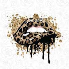 Leopard Lips Sublimation Leopard Dripping Lips Pink Lips Leopard Lips Digital Download Design Png File Digital File Pink Splash Cricut Projects Vinyl Dripping Lips Prints