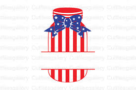 Download Fourth Of July Mason Jar Monogram Cut Files Graphic By Cutfilesgallery Creative Fabrica