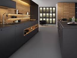 Choosing wooden worktops is a great way to add natural beauty to your kitchen. 50 Wood Dark Grey Cabinet Ideas European Kitchens German Kitchen Kitchen Design