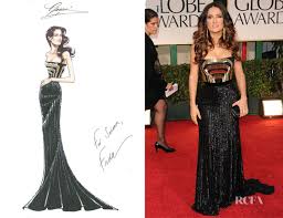Photoshoot of charming salma haeyk. Salma Hayek In Gucci 2012 Golden Globe Awards Red Carpet Fashion Awards