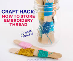 These are 20 ideas to challenge your creativity. How To Store Embroidery Thread Without Tangles Store Embroidery Floss