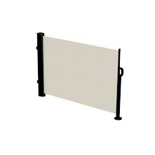 Carrefour Brise Vue Deroulant 1 6 X 3 M Aluminium Et Polyester Blanc Cloison Bois Brise Vue Cloison