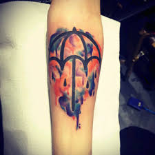 Mostly you may have come across all colored cherry blossom tattoos that somewhat look like watercolor tattoos, but watercolor tattoos are much different in style. Tattoo Uploaded By Delboitattoos Bring Me The Horizon Bringmethehorizon Bringmethehorizontattoo Umbrella Umbrellatattoo Outline Blackoutline Watercolor Watercolour Watercolortattoos Glasgow Glasgowtattoo Scotland Scotlandtattoo 354601
