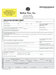 Dollar Tree Job Application Form To Employment Edit Fill Sign Online Handypdf