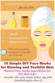10 Simple Diy Face Masks For Healthy Glowing Skin Mask For Dry Skin Dry Skin On Face Face Mask Ingredients
