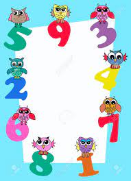 Numbers Frames Buscar Con Google Clip Art Borders Borders And Frames Borders For Paper