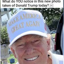 🤷‍♂️ 😲 😲 🤔 What do YOU notice in this new photo taken of Donald Trump  today? OB LJ MAKE AMERICA GREAT AGAIN