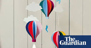 Free hot air balloon template printable. Craft Project Hot Air Balloon Mobile From Belle Boo Craft The Guardian