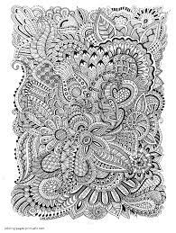 Print out this coloring pages for adults abstract flowers and enjoy to coloring Abstract Coloring Sheets Coloring Pages Printable Com