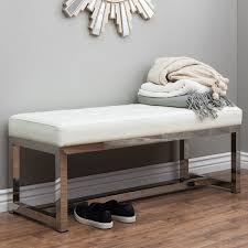 Overstock Com Online Shopping Bedding Furniture Electronics Jewelry Clothing More White Leather Bedroom Leather Bench Leather Bedroom