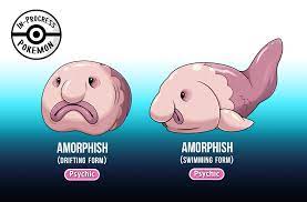 In-Progress Pokemon Evolutions — This blobfish based Fakemon was  commissioned by...