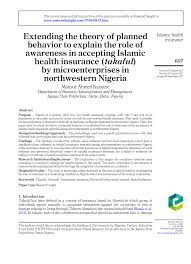 We only accept credit cards issued by malaysian banks electronic cover note system. Pdf Extending The Theory Of Planned Behavior To Explain The Role Of Awareness In Accepting Islamic Health Insurance Takaful By Microenterprises In Northwestern Nigeria