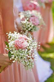 Baby S Breath Wedding Ideas For Rustic Weddings Wedding Forward Rustic Pink Wedding Wedding Flower Alternatives Bridesmaid Bouquet