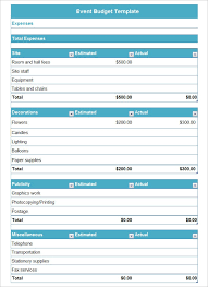 Event Budget Template 10 Free Word Excel Pdf Documents Download Free Premium Templates