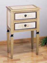 Meyda Tiffany 24 X 15 Rectangular Multi Color Scroll 2 Drawer Occasional End Table My30206