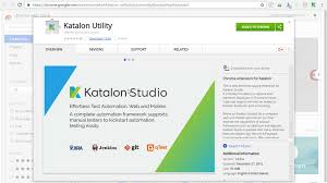 Web Automation Test Project Configuring Katalon Studio